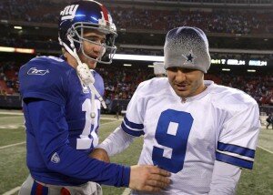Eli Manning and Tony Romo