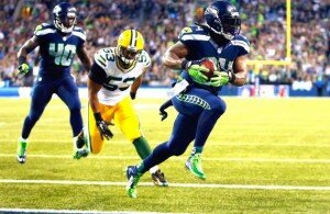 Marshawn Lynch vs Green Bay Packers