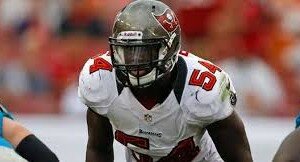 Lavonte David is at the top of IDPwithBEE's rankings for 2015.
