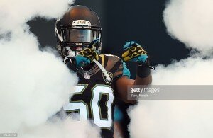 at EverBank Field on August 14, 2015 in Jacksonville, Florida.